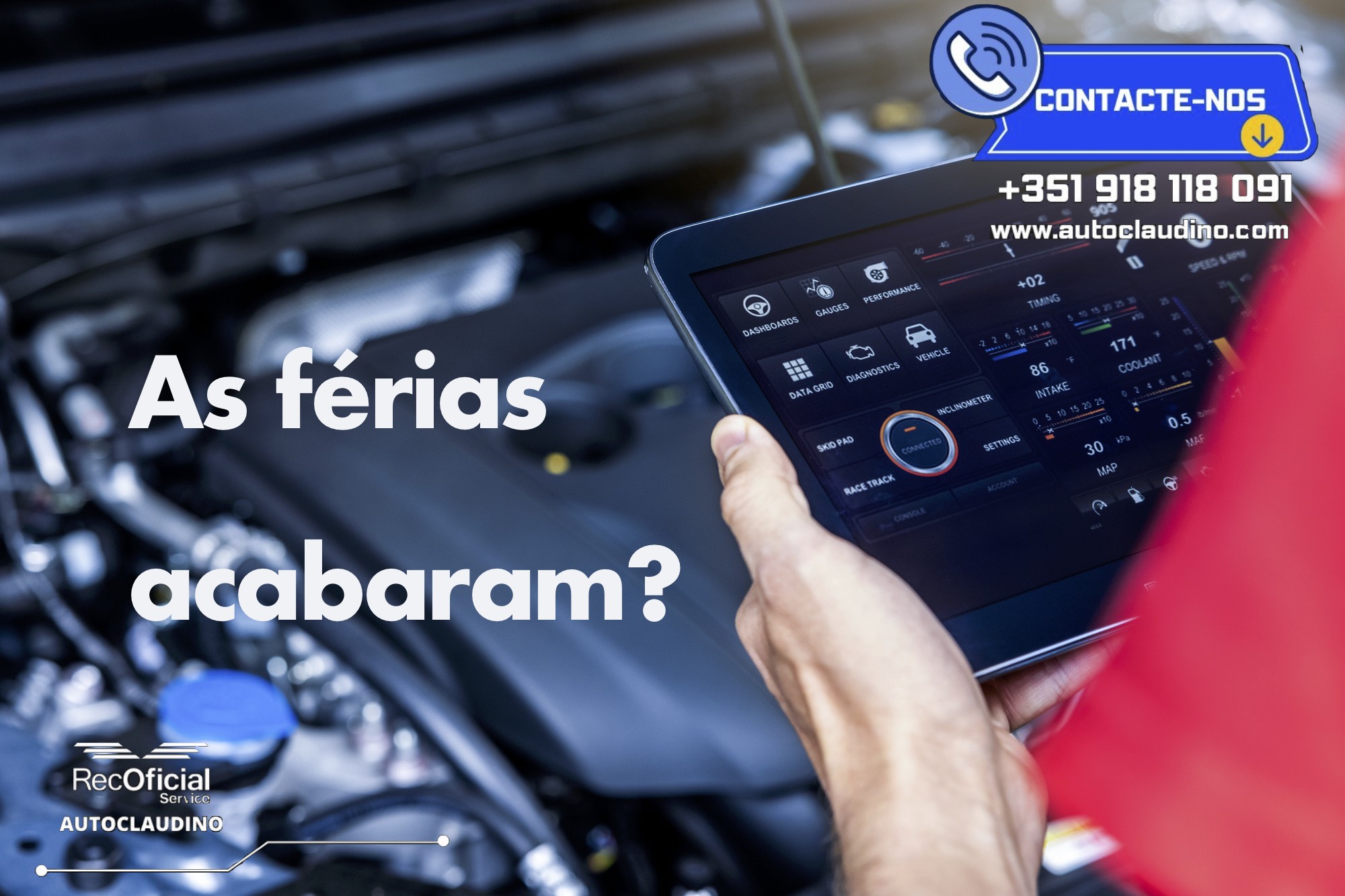 As férias acabaram? Não se esqueça de fazer uma revisão ao seu carro!