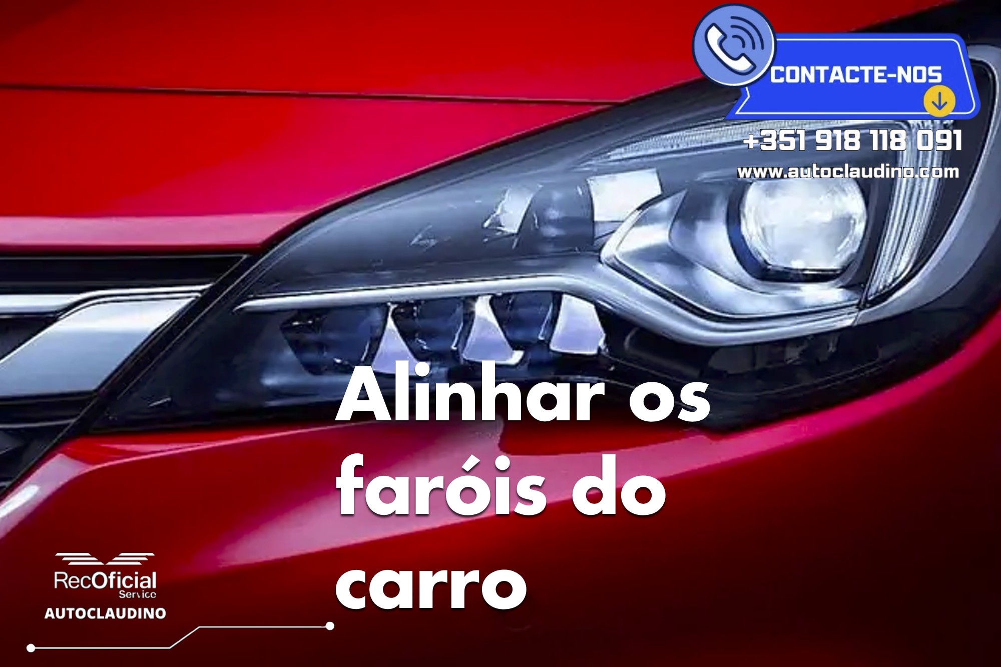 Alinhar faróis do carro