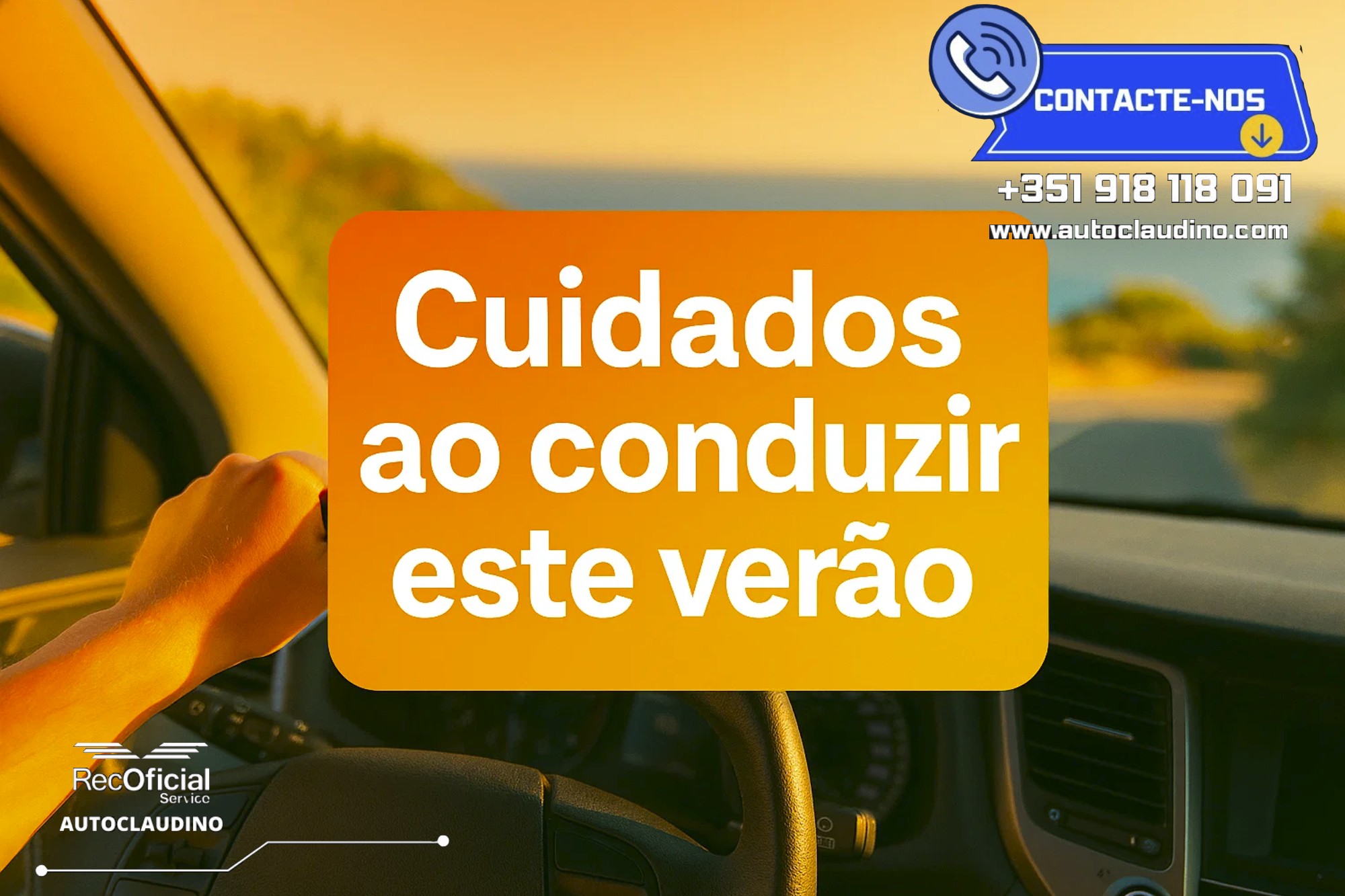 Principais cuidados ao conduzir neste verão