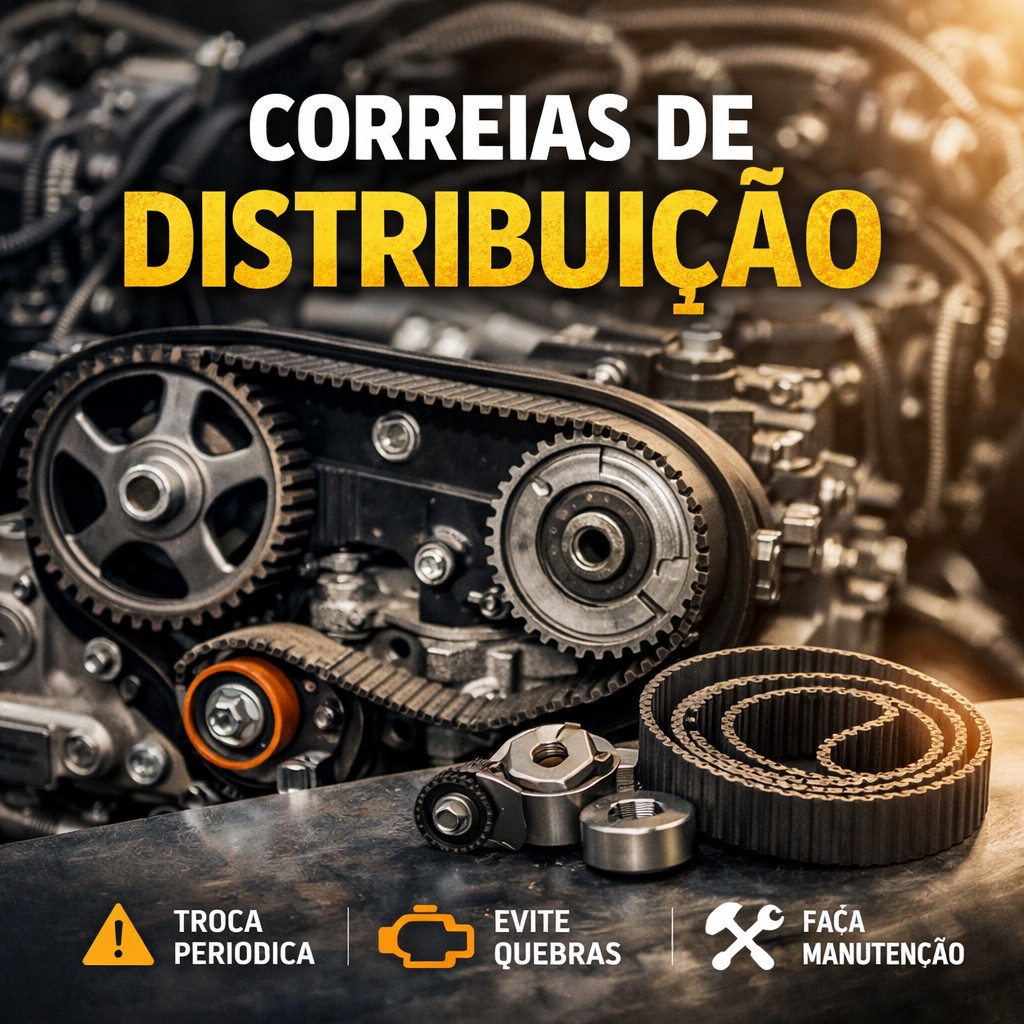 Correia de Distribuição: O Coração Oculto do Seu Motor! 1 Correia de Distribuição: O Coração Oculto do Seu Motor!