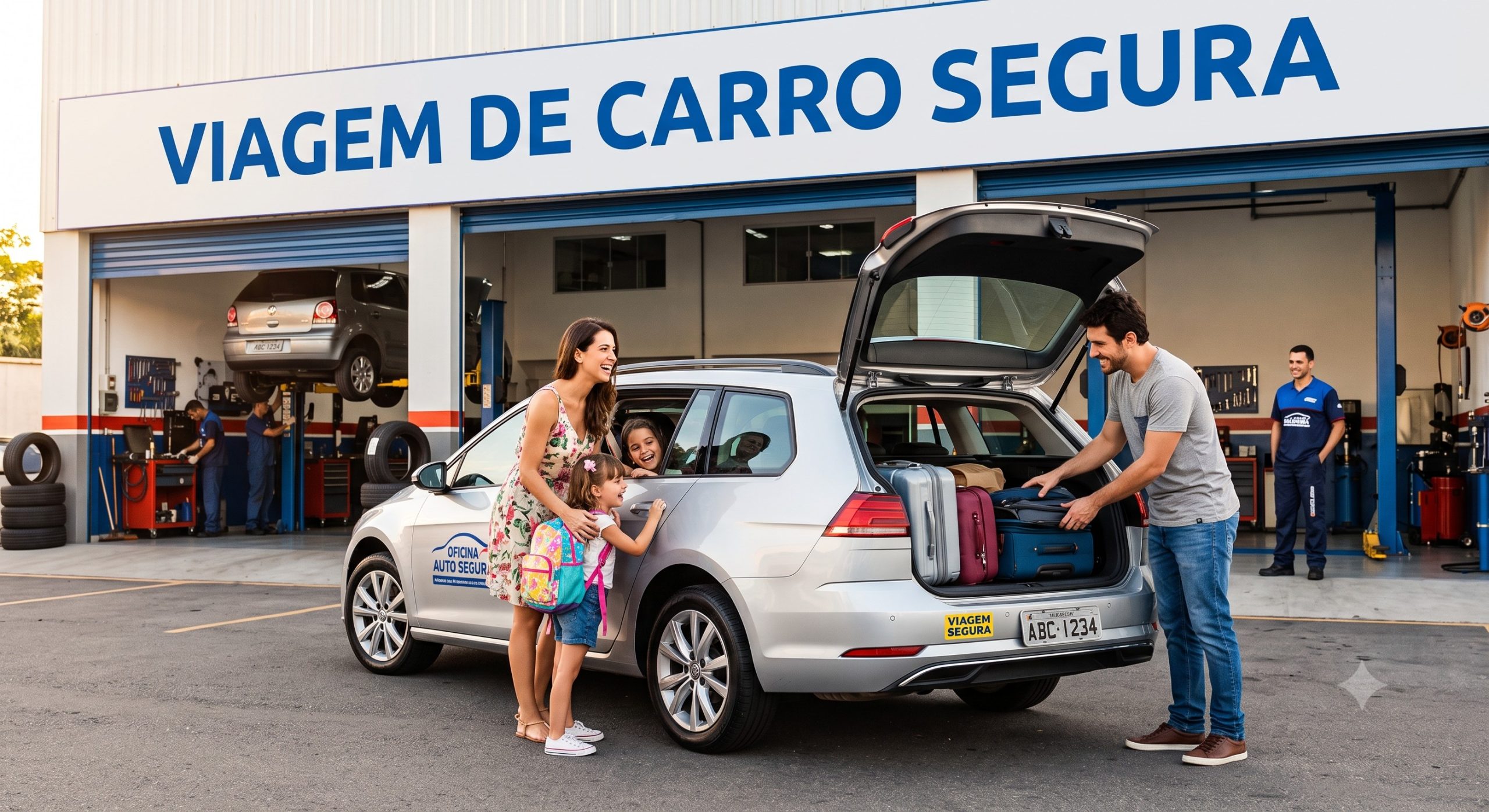 Viagem de carro segura 1 Viagem de carro segura